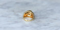 Bague Bague Boule Diamants sur Or jaune années 60 58 Facettes