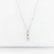 Collier Collier en or blanc et diamants trilogie 58 Facettes 32668