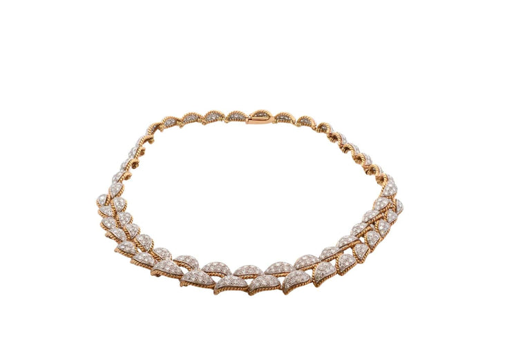 Collier Collier diamants en or jaune 58 Facettes 27085dv