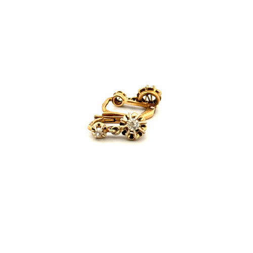 Dormeuse Or Jaune 18k & Diamants 58 Facettes BO-GS34813-3