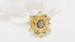 Bague 54 Bague vintage en or jaune et diamants 58 Facettes 31829