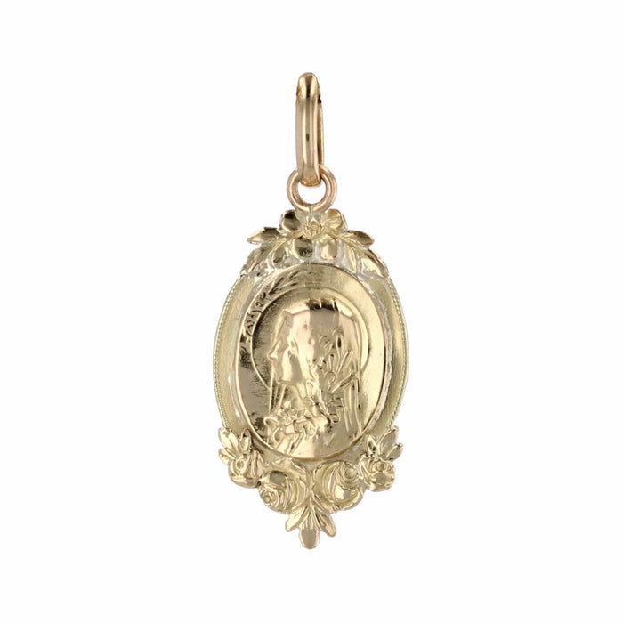 Pendentif Pendentif ancien or jaune Sainte Thérèse 58 Facettes 24-145C