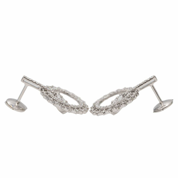 Boucles d'oreilles Boucles d'oreilles Or blanc Diamant 58 Facettes 2569109CN