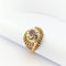 Bague 52 Bague or rose et rubis 58 Facettes 28993