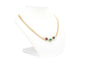 Collier Collier 1970 en or jaune serti d'un rubis, d'un saphir, d'une émeraude et de diamants (+-1.44ct) 58 Facettes B548