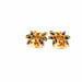 Earrings 18k Yellow Gold Topaz and Diamond Earrings 58 Facettes C2BO-34383