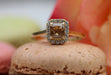 Ring 58 Brown Diamond Ring 1.34ct 58 Facettes