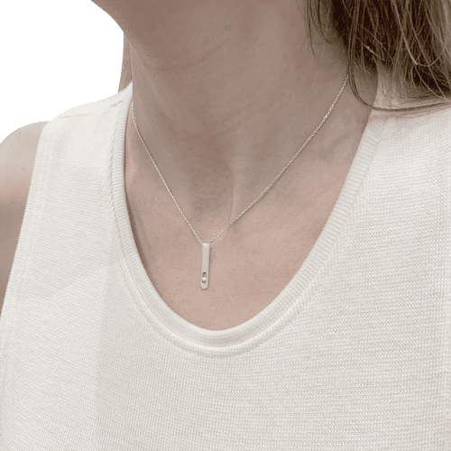 Collier Collier Messika, "Mon Premier Diamant", ou blanc, diamant. 58 Facettes 34537