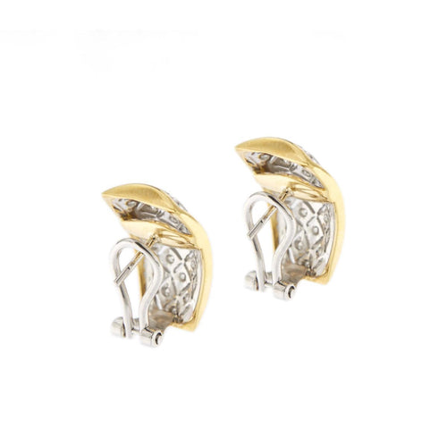 Boucles d'oreilles Boucles d'oreilles 2 ors diamants 58 Facettes 22616