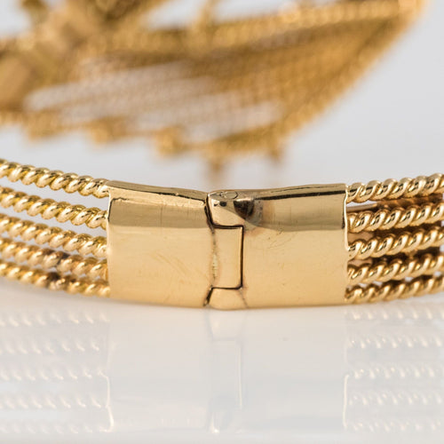 Bracelet Bracelet fils d'or et diamants 58 Facettes 19-623