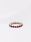 Bague Alliance américaine or blanc rubis 1,9 ct 58 Facettes J72