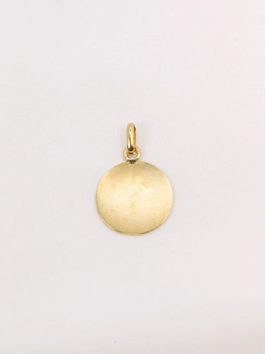 Pendentif Médaille Amour AUGIS "L'originale" or jaune Plus qu’hier moins que demain 58 Facettes J459