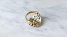 Ring 54 BVLGARI - Astrale ring in yellow gold, fine stones and diamonds 58 Facettes