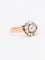 Bague 58 Bague marguerite or rose diamants taille rose 0.7 carat 58 Facettes 1090.4