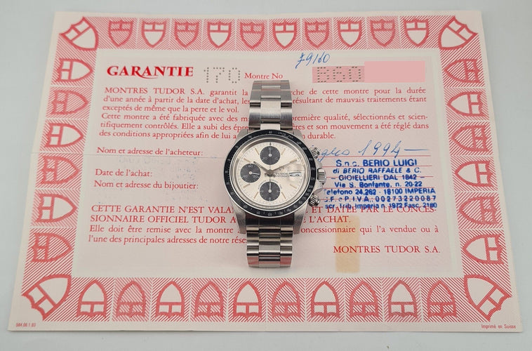 Montre Chronographe TUDOR OysterDate Big Block 58 Facettes 79160