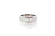 Bague 56 Bague bandeau sertie de diamants baguettes 58 Facettes 25835-DV