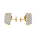 Boucles d'oreilles Boucles d'oreilles Puces Or jaune Diamant 58 Facettes 3130840CN