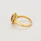 Bague 53 Bague marguerite or jaune, diamant et rubis 58 Facettes TAR1075