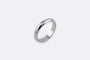 Bague Alliance en or blanc sertie d'un diamant 58 Facettes anl515