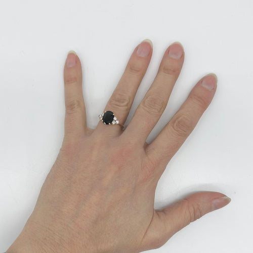 Bague 51 Bague or jaune, saphir et diamants 58 Facettes Z1351393