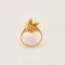 Bague 51,5 Bague or jaune, perles baroques et rubis 58 Facettes GU275