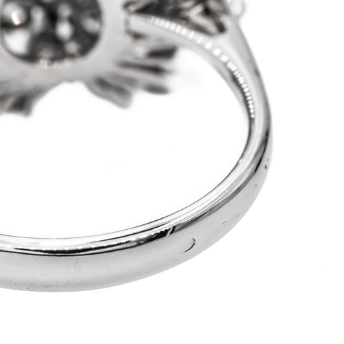 Bague 55 Bague Or blanc Diamant 58 Facettes 2975750CN