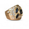 Bague 55 Bague or rose, saphirs, diamants 58 Facettes 265