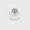 Bague 53.5 Bague Marguerite or gris, saphir et diamants 58 Facettes BA517