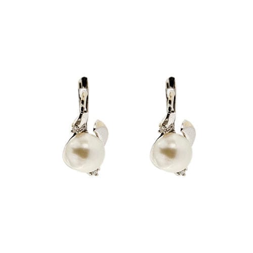 Boucles d'oreilles Boucles d'oreilles en perles et diamants 58 Facettes 26902