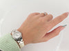 Montre montre baume & mercier linea acier diamants quartz + 5 bracelets 58 Facettes 247835