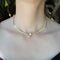 Collier Collier en or jaune avec perle 58 Facettes