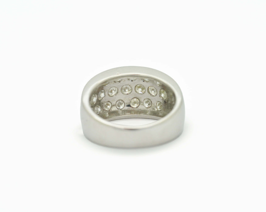 Bague Bague en or blanc avec diamants de 1,50 ct 58 Facettes