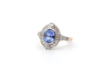 Bague 54 Bague saphir 1,63cts et diamants en or et platine 58 Facettes 26027-26079