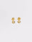 Boucles d'oreilles Dormeuses or diamants coussin taille ancienne 1,5 ct 58 Facettes J273