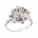 Bague 56 Bague Marguerite Or blanc Diamant 58 Facettes 3393425CN