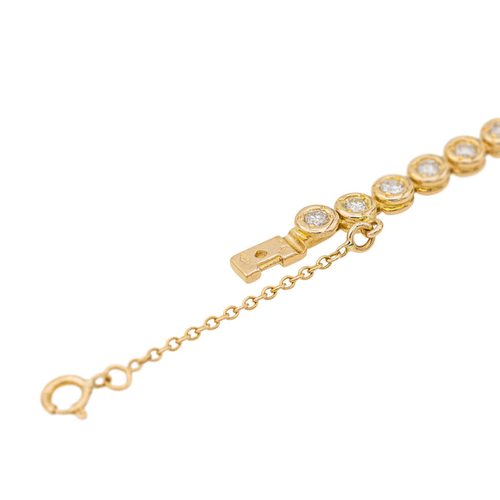 Bracelet Tennis Or jaune Diamant