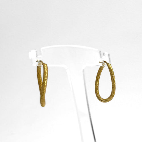 Paire de créoles paillette