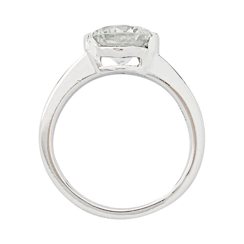 Bague 50 Solitaire en platine, diamant 1,82 carat. 58 Facettes 31889