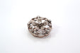 Broche Broche 19e sertie de diamants or et argent 58 Facettes 26043