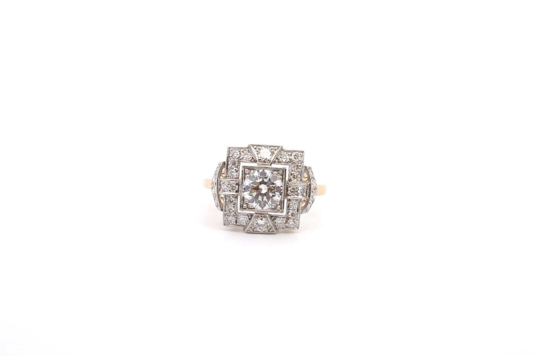 Bague Bague art déco diamant 1,06cts F/SI2 58 Facettes 26479-26559