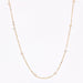 Collier Chaine en or jaune et ses perles de culture 58 Facettes 24-067A