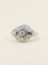 Bague 53 Bague Art Déco cible or blanc platine diamants 58 Facettes 1192.4