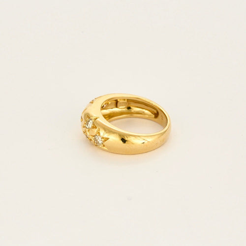 Bague 53 Bague Jonc Constellation or jaune 58 Facettes