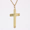 Collier Croix or jaune et perles d'or ancienne 58 Facettes CVP197