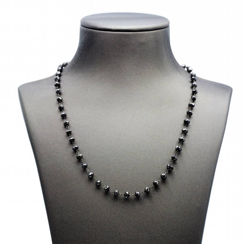 Collier Necklace of black diamonds 58 Facettes D359131VN
