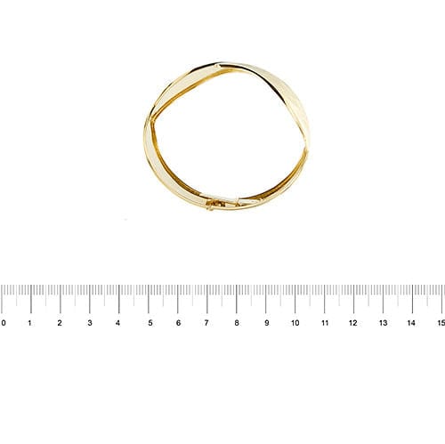 Bracelet Bracelet rigide à bande contrariée 58 Facettes 37440