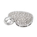 Pendentif Pendentif Coeur Or blanc Diamant 58 Facettes 2635144CN