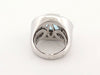 Bague 55 bague sertie de 36 diamants & 1 topaze ovale en or blanc 58 Facettes 263308