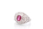 Bague 55 Bague vintage en or, rubis et diamants 58 Facettes 27048