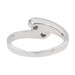 Bague 54 Bague Alliance Or blanc Diamant 58 Facettes 3081504CN